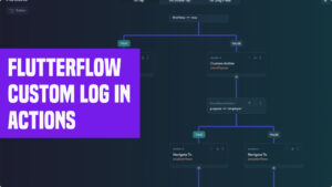 custom actions showing how to create custom log in with flutterflow